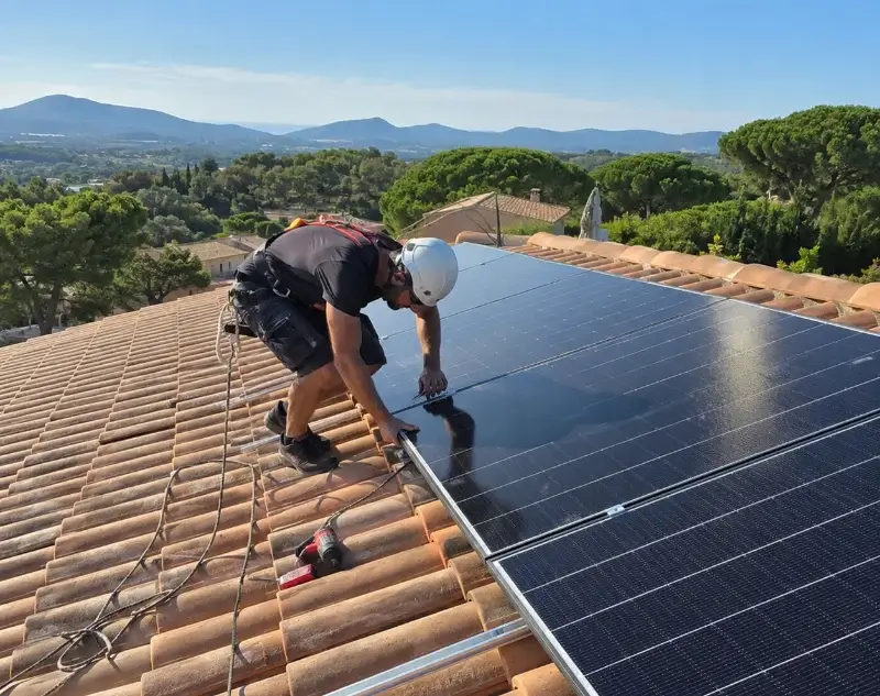 Installateur panneaux solaires Saint-Pompon — pose photovoltaïque sur toiture